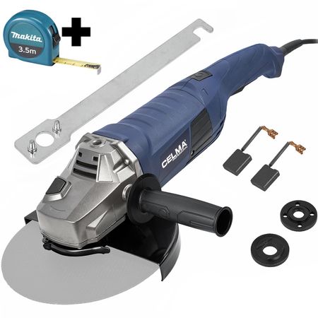 Szlifierka kątowa CELMA Professional PRAg 230GEO 2500W 230mm + Miara MAKITA 3,5m