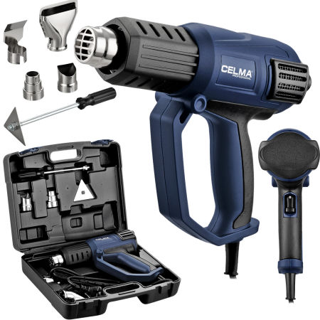 Opalarka CELMA Professional OP2000P, walizka, akcesoria x 5 szt 2000W