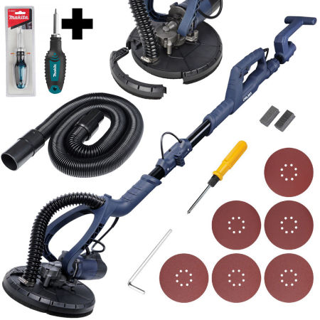 Szlifierka do gipsu CELMA Professional PRBt 225GEO 710W 225mm + Wkrętak MAKITA