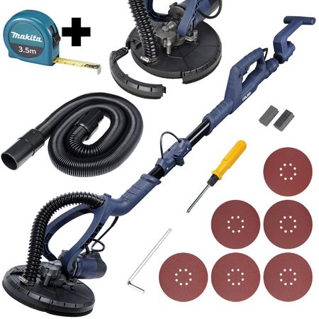 Szlifierka do gipsu CELMA Professional PRBt 225GEO 710W 225mm + Miara MAKITA 3,5m