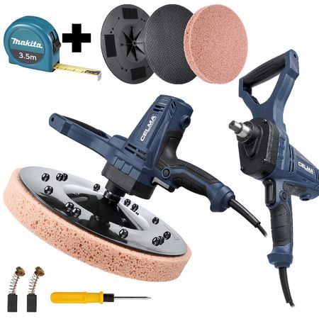 Zacieraczka do tynków CELMA Professional PRBt 390S 710W 390mm + Miara MAKITA 3,5m
