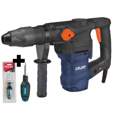 Młot udarowo-obrotowy CELMA Professional PRWg 40GEO 1600W SDS Max 10J+ Wkrętak MAKITA 