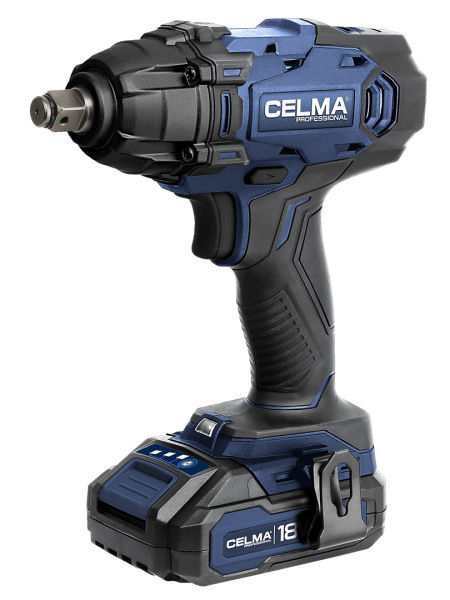 Zestaw OBS CELMA Professional Klucz udarowy + Zakrętarka udarowa + 2x Aku 2Ah + Ładowarka  - Celma Professional zdjęcie 2