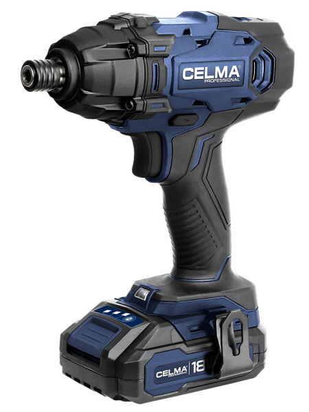 Zestaw OBS CELMA Professional Klucz udarowy + Zakrętarka udarowa + 2x Aku 2Ah + Ładowarka  - Celma Professional zdjęcie 3